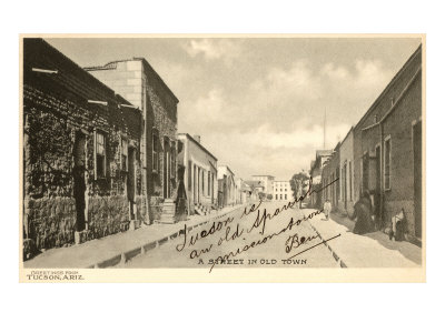 Old Town, Tucson, Arizona Giclee Print Old Town, Tucson, Arizona Giclee Print