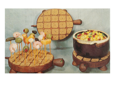 Turtle Holder for Canapes Giclee Print Turtle Holder for Canapes Giclee Print