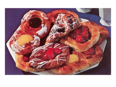 Danish Pastries Giclee Print Danish Pastries Giclee Print