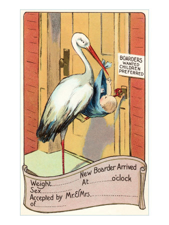 Boarders Wanted, Announcement Giclee Print Boarders Wanted, Announcement Giclee Print