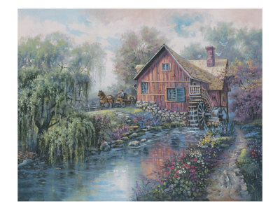 Willow Creek Mill Giclee Print Willow Creek Mill Giclee Print