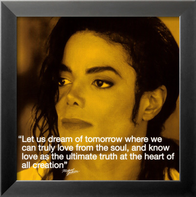 Michael Jackson: Dream Framed Print Michael Jackson: Dream Framed Print