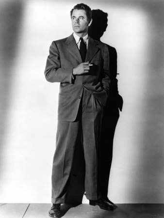Portrait of Glenn Ford, c.1940s Premium Poster Portrait of Glenn Ford, c.1940s Premium Poster