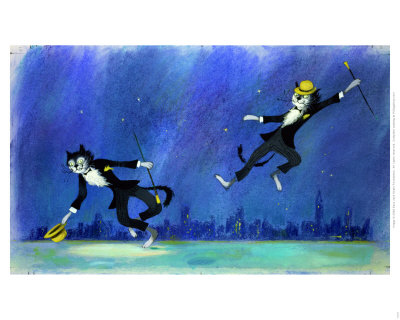 Dancing Cats Print Dancing Cats Print