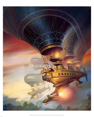 Wooden Spaceships Print Wooden Spaceships Print