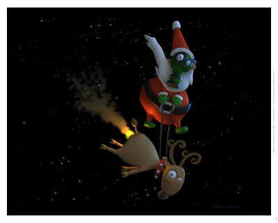 How Reindeer Fly Print How Reindeer Fly Print