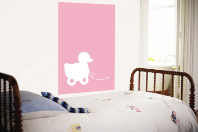 Pink Ducky Wall Mural Pink Ducky Wall Mural