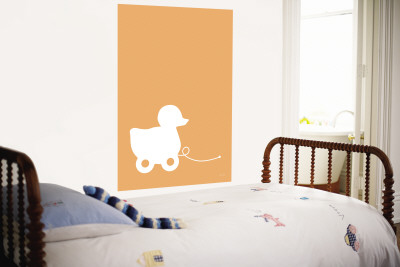Orange Ducky Wall Mural Orange Ducky Wall Mural