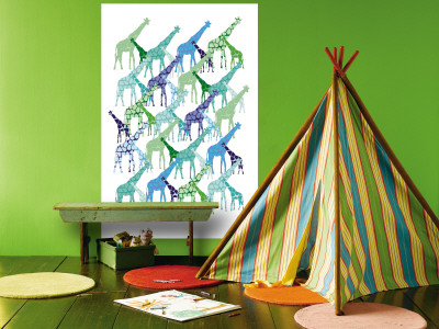 Giraffe Pattern Wall Mural Giraffe Pattern Wall Mural