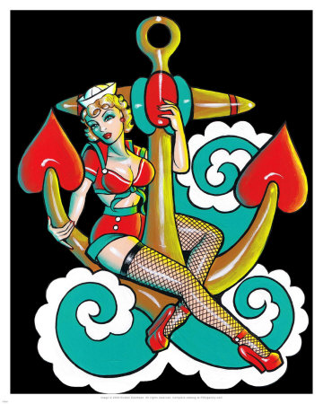 Sailor Girl Print Sailor Girl Print