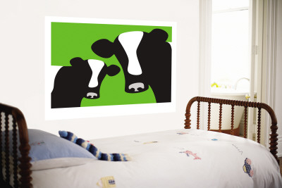Green Cows Wall Mural Green Cows Wall Mural