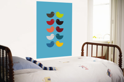 Blue Kiss Wall Mural Blue Kiss Wall Mural