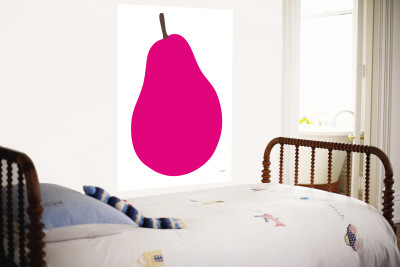 Pink Pear Wall Mural Pink Pear Wall Mural