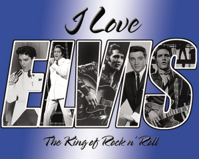 Elvis Love Tin Sign Elvis Love Tin Sign