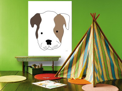 Bulldog Wall Mural Bulldog Wall Mural