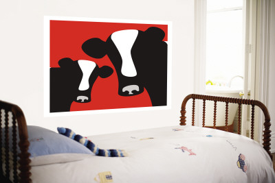 Red Cows Wall Mural Red Cows Wall Mural