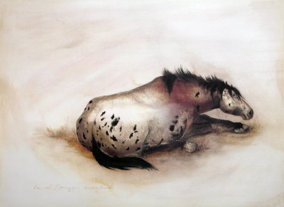 Brooding Mare Print Brooding Mare Print