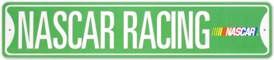Nascar Racing Street Sign Tin Sign Nascar Racing Street Sign Tin Sign