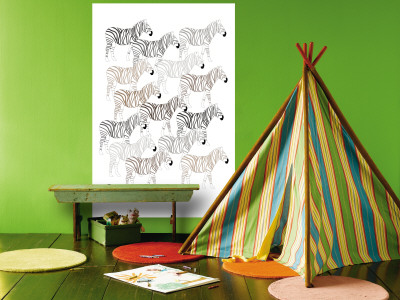 Zebra Pattern Wall Mural Zebra Pattern Wall Mural