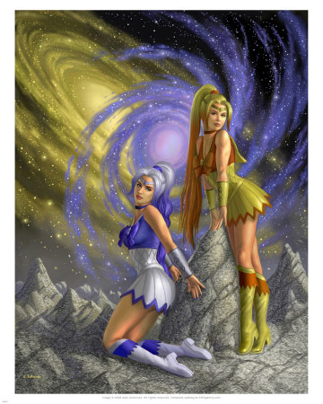 Galaxy Senshi Print Galaxy Senshi Print