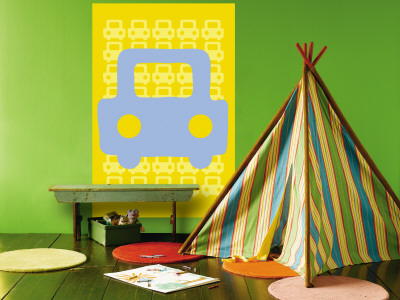 Yellow Auto Wall Mural Yellow Auto Wall Mural