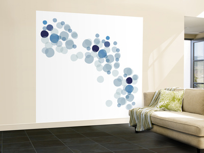 Blue Float Wall Mural – Large Blue Float Wall Mural – Large