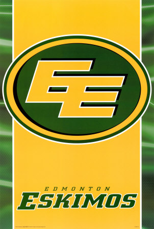 CFL - Edmonton Eskimos Poster CFL - Edmonton Eskimos Poster
