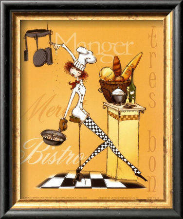 Sassy Chef III Framed Print Sassy Chef III Framed Print