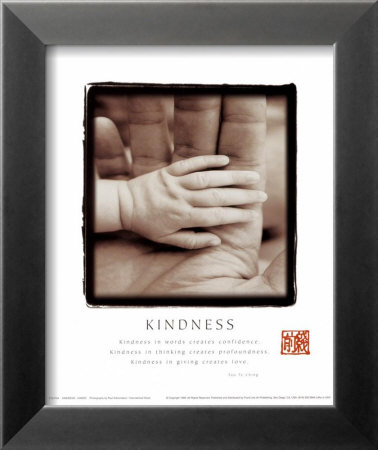 Kindness: Hands Framed Print Kindness: Hands Framed Print