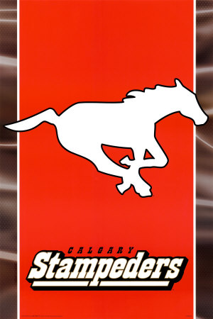 CFL - Calgary Stampeders Poster CFL - Calgary Stampeders Poster