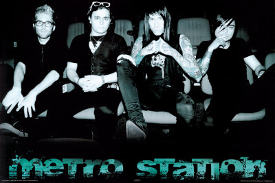 Metro Station Poster Metro Station Poster