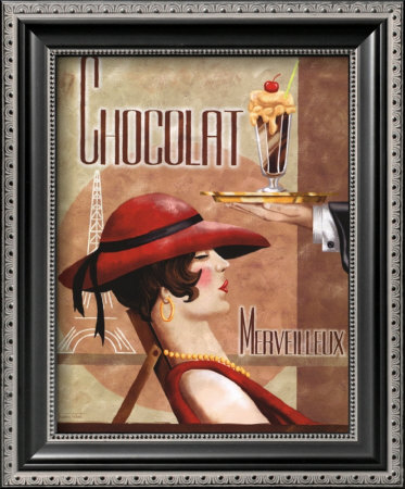Dessert Ad I Framed Print Dessert Ad I Framed Print