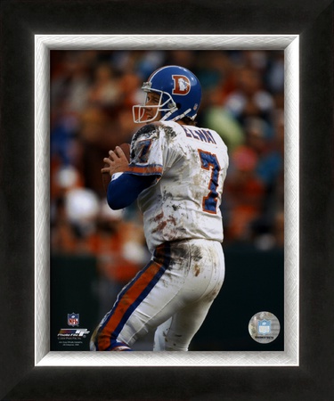 John Elway - Old Uniform Framed Print John Elway - Old Uniform Framed Print