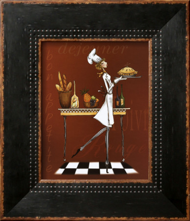 Sassy Chef I Framed Print Sassy Chef I Framed Print