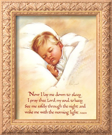 Now I Lay Me Down Framed Print Now I Lay Me Down Framed Print
