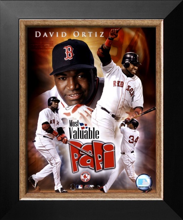 David Ortiz MVPAPI 2004 Framed Print David Ortiz MVPAPI 2004 Framed Print