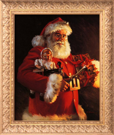Old Saint Nick Framed Print Old Saint Nick Framed Print