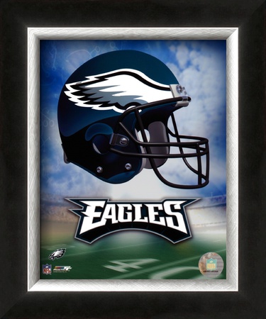 Philadelphia Eagles Helmet Logo Framed Print Philadelphia Eagles Helmet Logo Framed Print