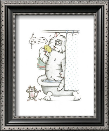 Bathroom Cats VII Framed Print Bathroom Cats VII Framed Print