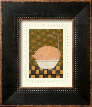 Hog Wash Framed Print Hog Wash Framed Print