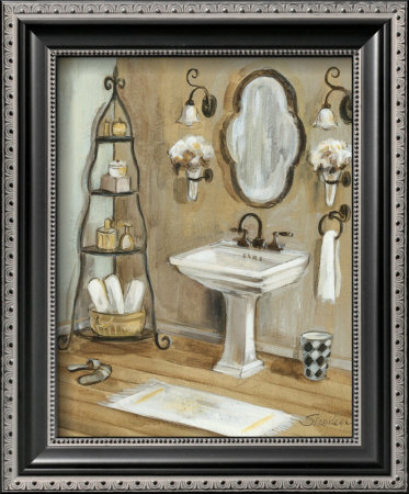 French Bath I Framed Print French Bath I Framed Print