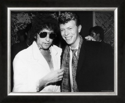 Bob Dylan and David Bowie Framed Print Bob Dylan and David Bowie Framed Print
