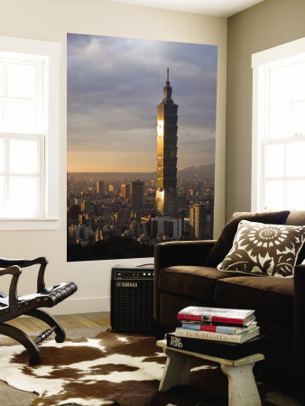 Taipei 101, Taipei, Taiwan Wall Mural Taipei 101, Taipei, Taiwan Wall Mural