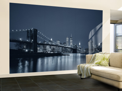 Brooklyn Bridge, New York, USA Wall Mural – Large Brooklyn Bridge, New York, USA Wall Mural – Large