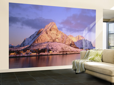 Reine, Lofoten Islands, Norway Wall Mural – Large Reine, Lofoten Islands, Norway Wall Mural – Large