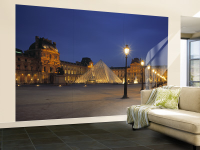 Le Louvre, Paris, France Wall Mural – Large Le Louvre, Paris, France Wall Mural – Large