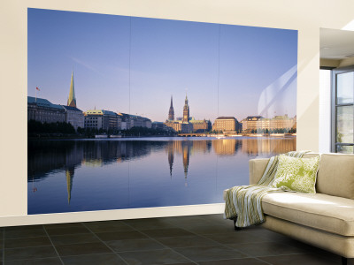 Elbe River, Hamburg, Germany Wall Mural – Large Elbe River, Hamburg, Germany Wall Mural – Large