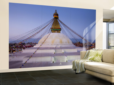 Bodnath Stupa, Kathmandu, Nepal Wall Mural – Large Bodnath Stupa, Kathmandu, Nepal Wall Mural – Large