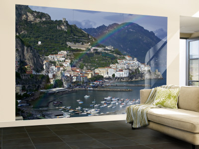 Amalfi, Amalfi Coast, Italy Wall Mural – Large Amalfi, Amalfi Coast, Italy Wall Mural – Large