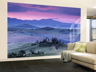 Val d'Orcia, Tuscany, Italy Wall Mural – Large Val d'Orcia, Tuscany, Italy Wall Mural – Large